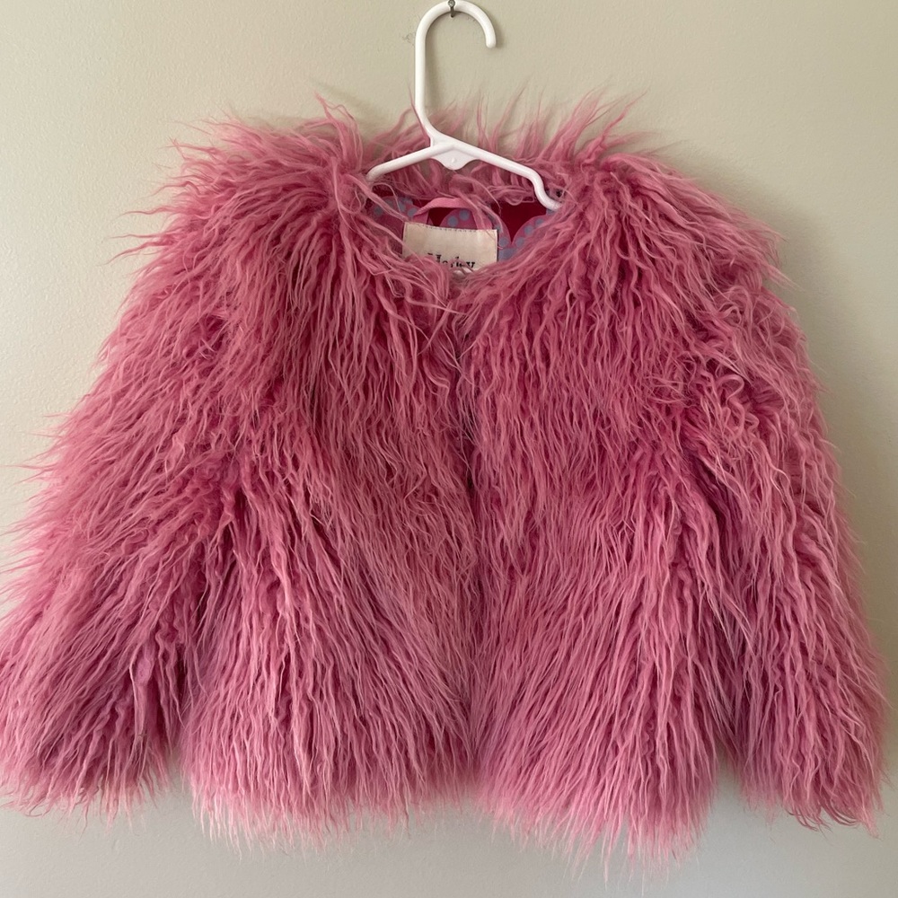 Hatley girls Faux Fur Mongolian jacket coat